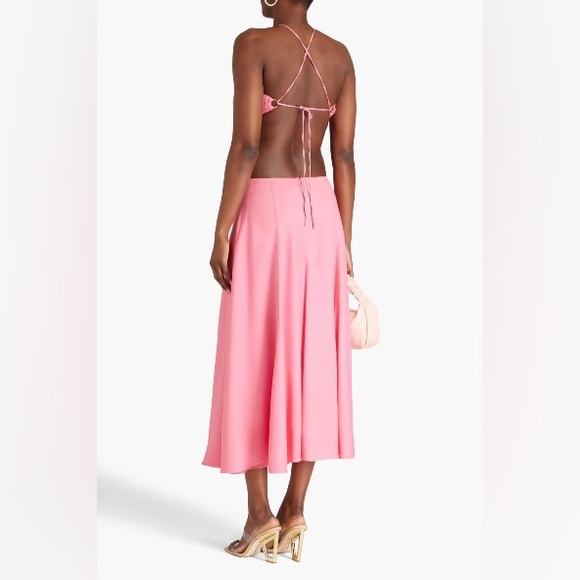 CULT GAIA NADEESHA MIDI DRESS IN PINK - Picture 2 of 10
